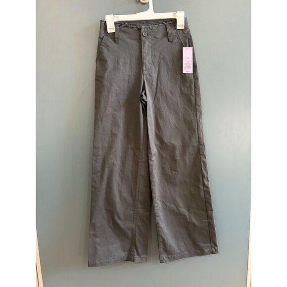 NEW WITH TAGS Women's Mid-Rise Chino Pants - Wild Fable Gray XXS MSRP $30 - Picture 2 of 5